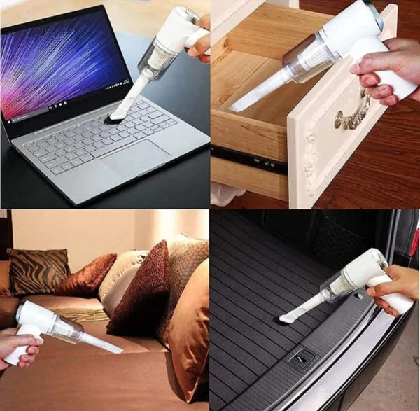 KEEP YOUR CAR & HOME SPOTLESS WITH OUR PORTABLE CLEANER!