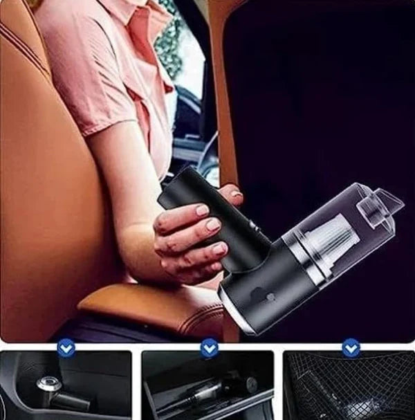 KEEP YOUR CAR & HOME SPOTLESS WITH OUR PORTABLE CLEANER!